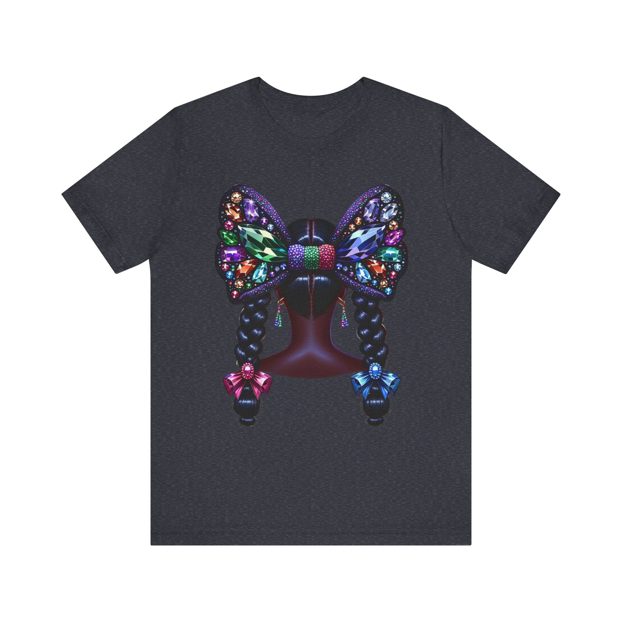 Butterfly Bow Beauty Tee – Black Girl Magic Graphic Shirt