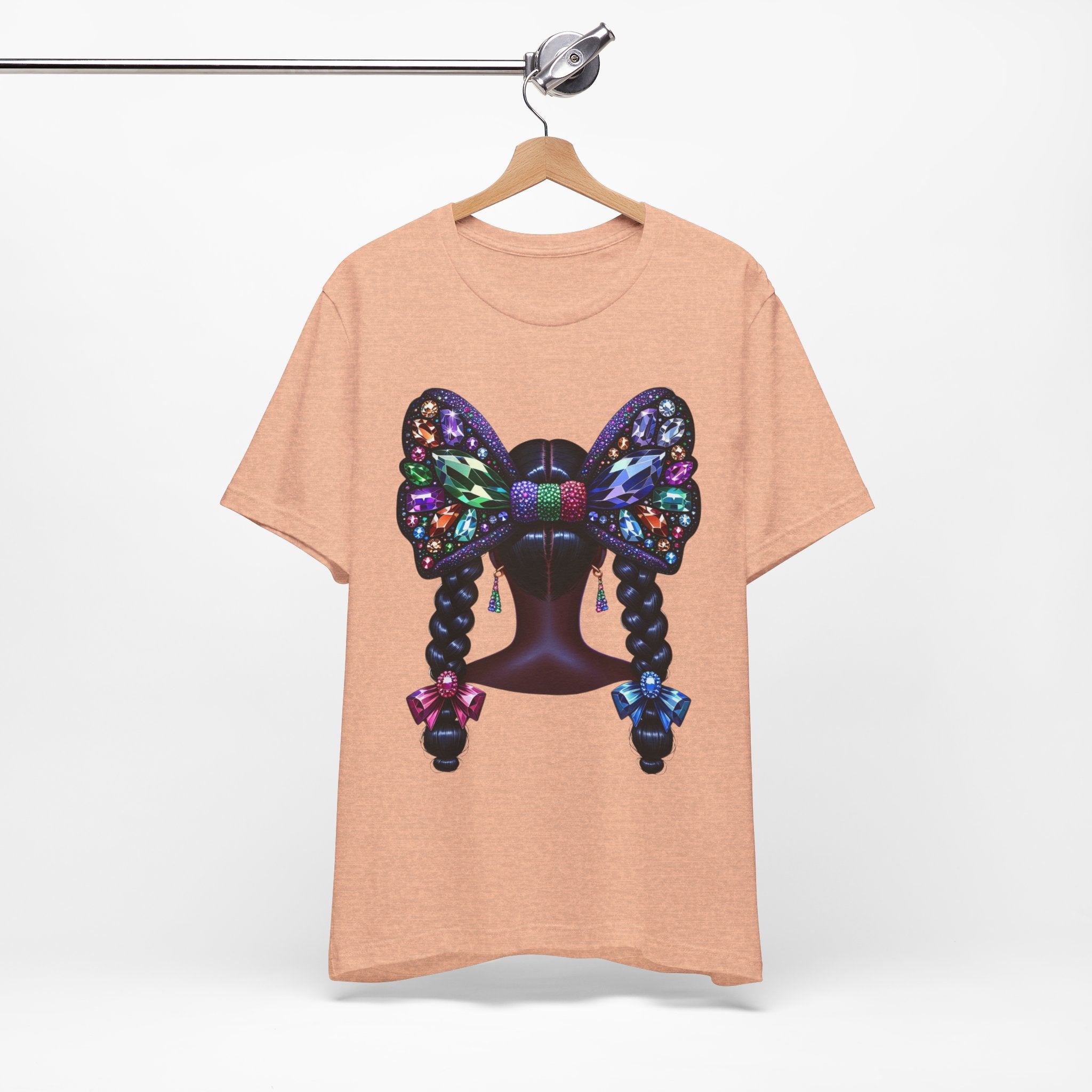 Butterfly Bow Beauty Tee – Black Girl Magic Graphic Shirt