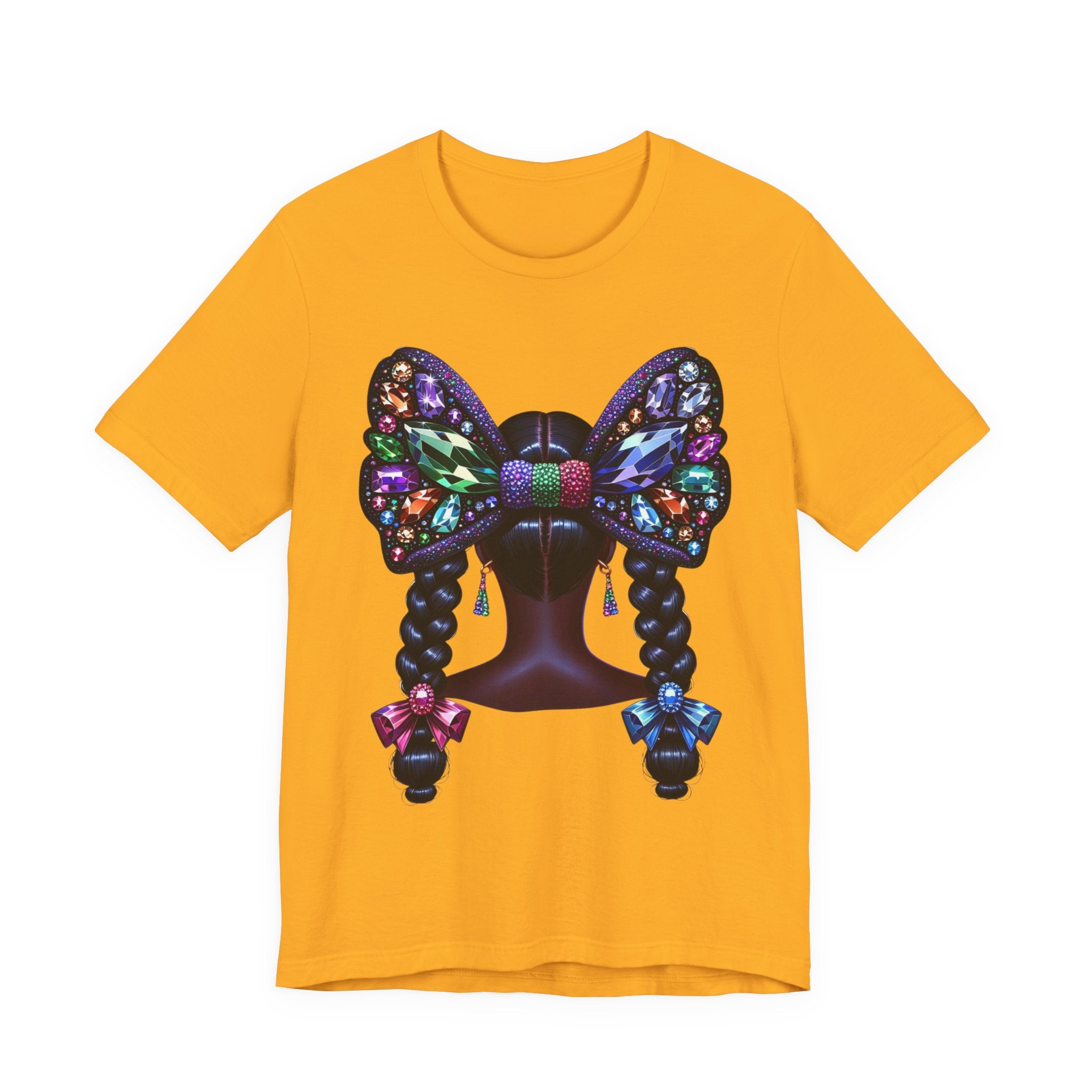 Butterfly Bow Beauty Tee – Black Girl Magic Graphic Shirt