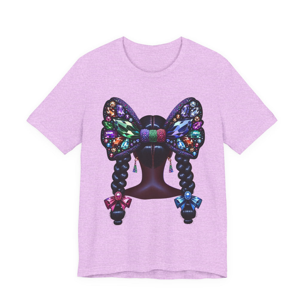Butterfly Bow Beauty Tee – Black Girl Magic Graphic Shirt