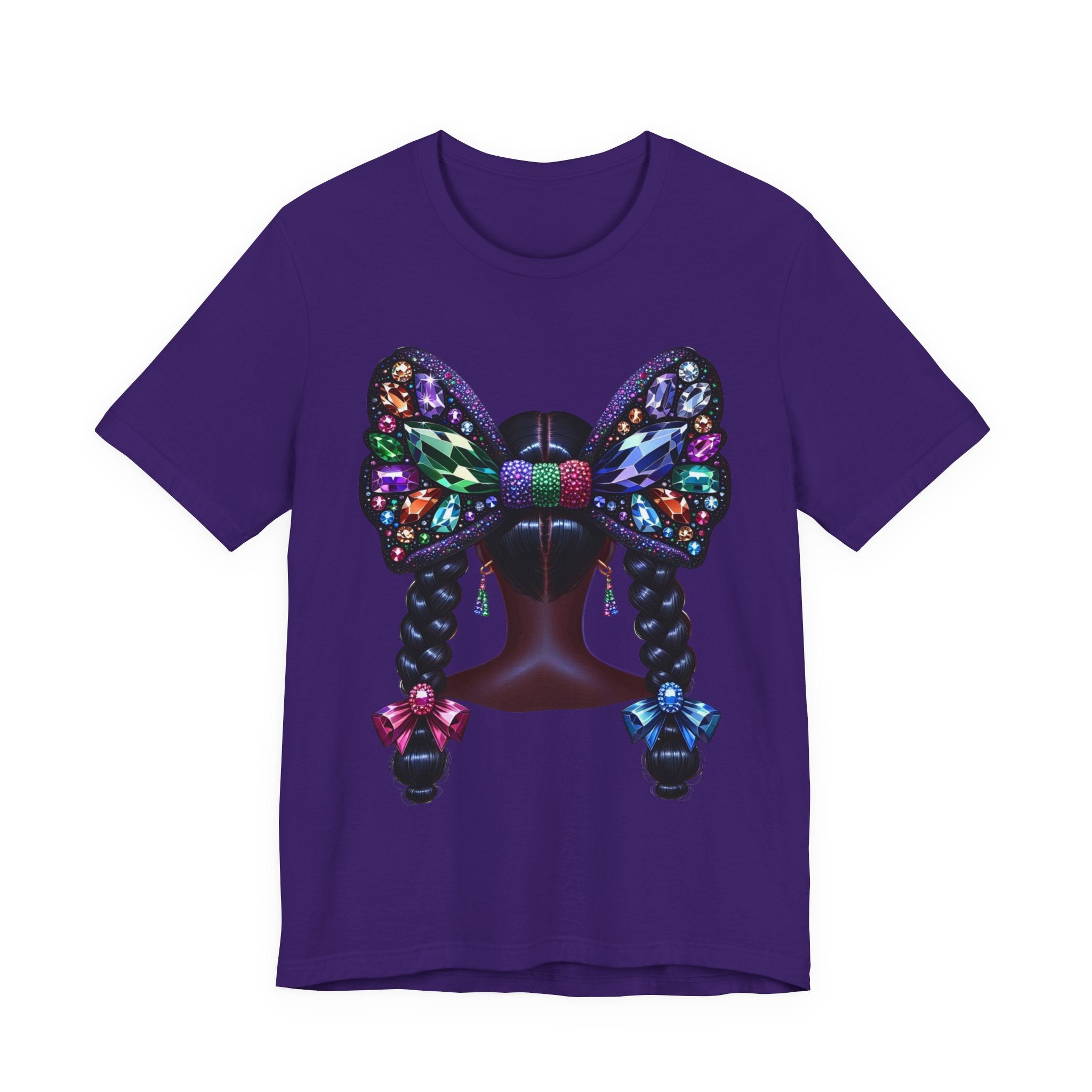 Butterfly Bow Beauty Tee – Black Girl Magic Graphic Shirt