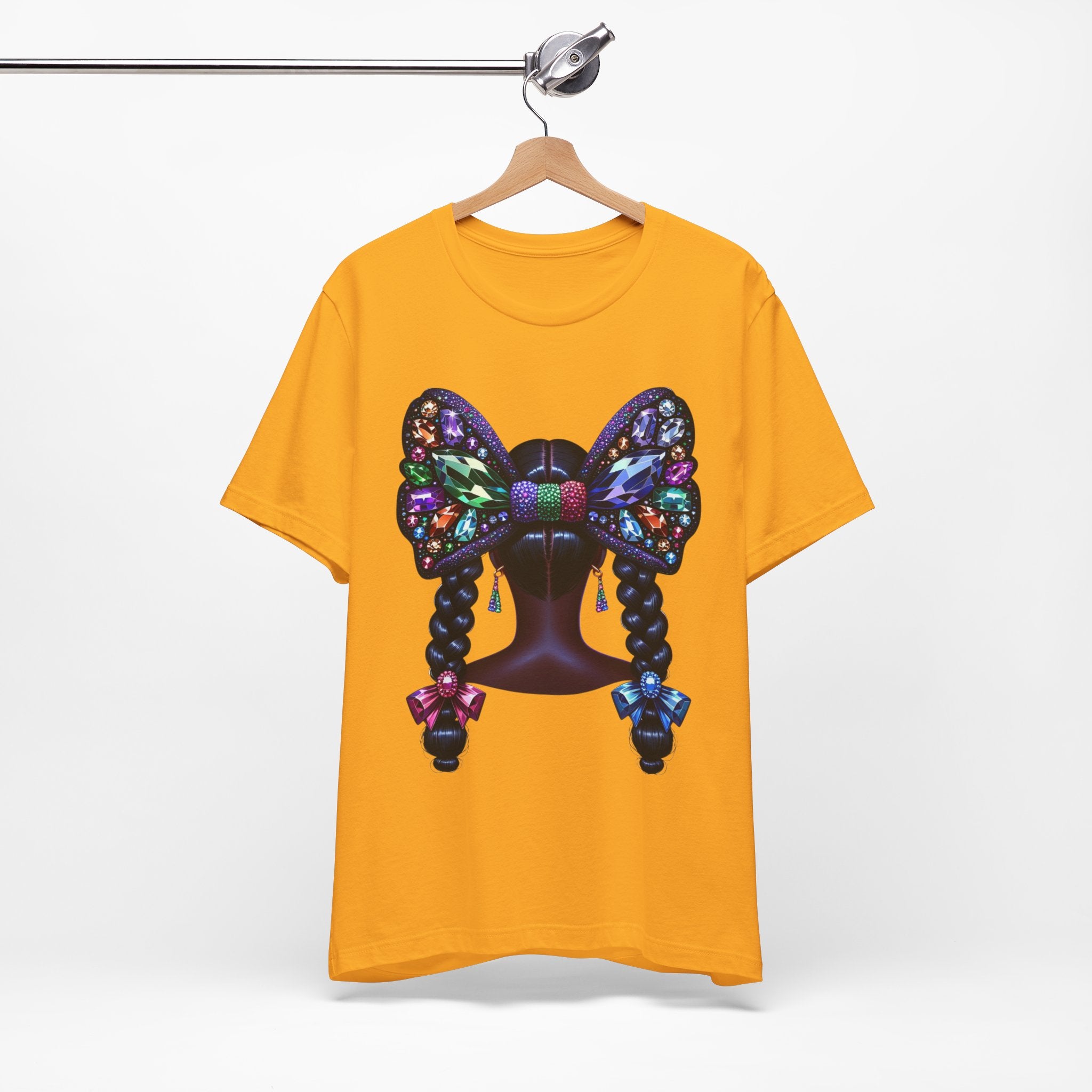 Butterfly Bow Beauty Tee – Black Girl Magic Graphic Shirt