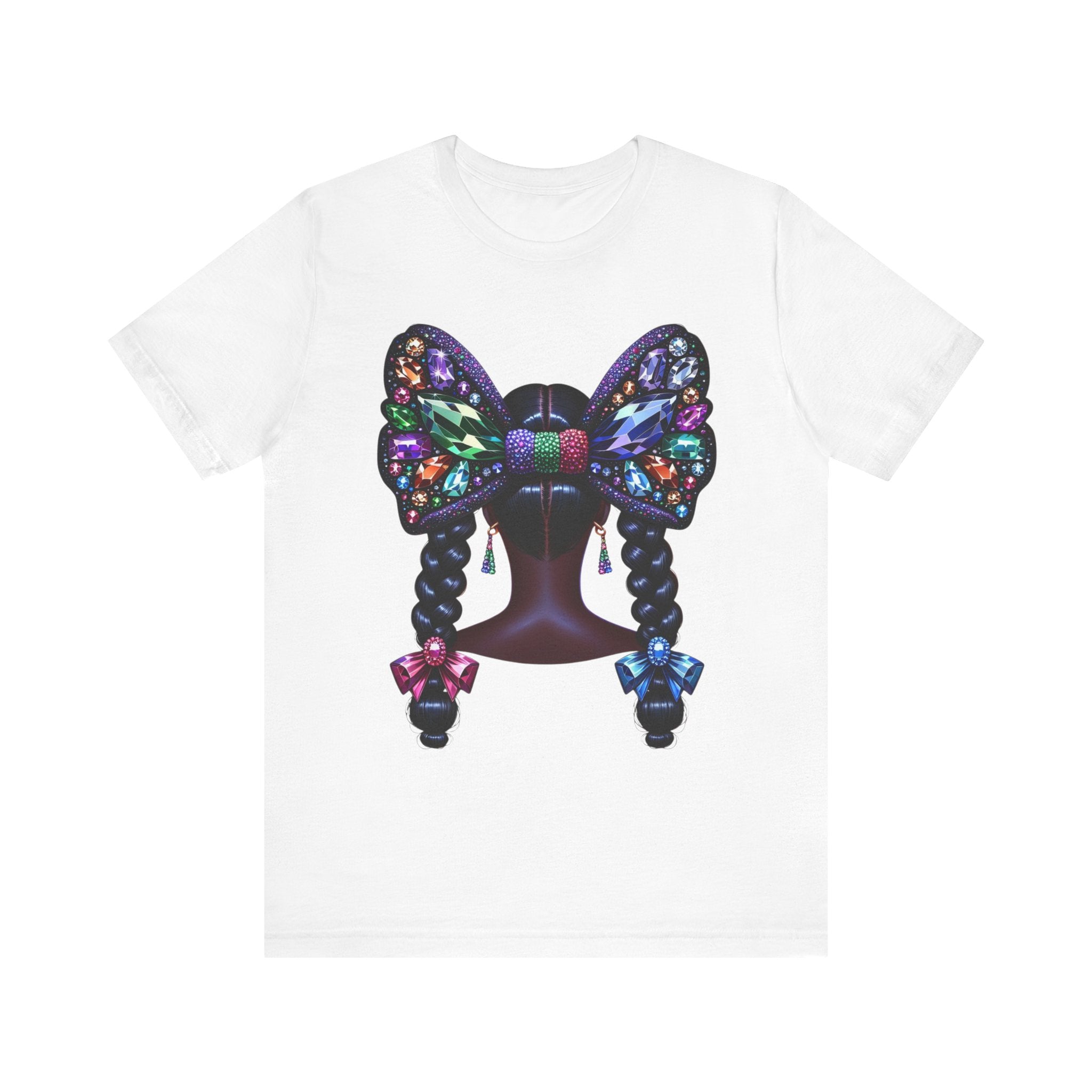 Butterfly Bow Beauty Tee – Black Girl Magic Graphic Shirt