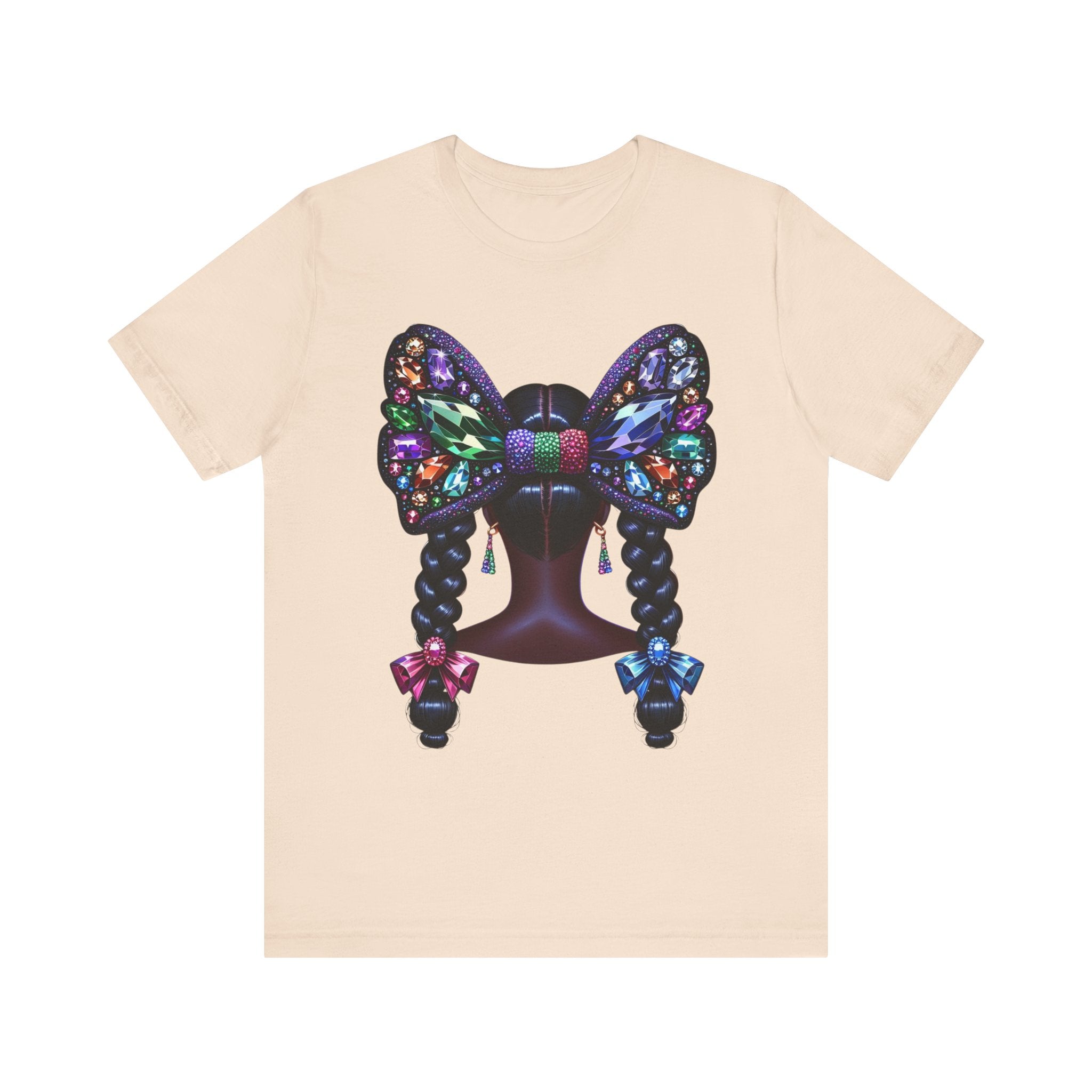Butterfly Bow Beauty Tee – Black Girl Magic Graphic Shirt