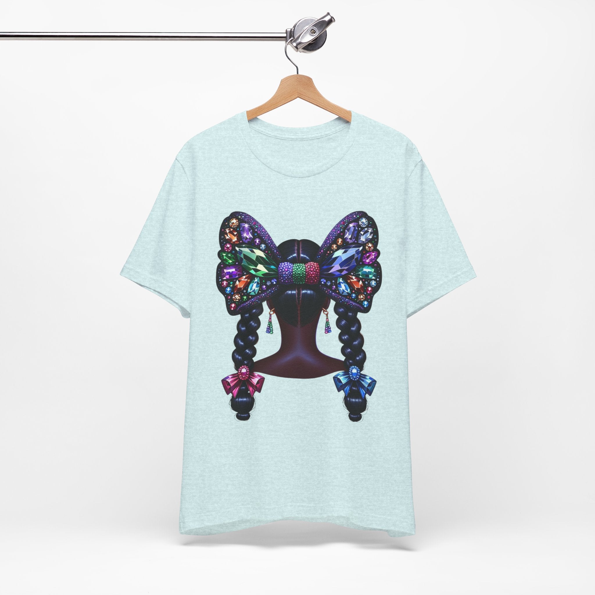 Butterfly Bow Beauty Tee – Black Girl Magic Graphic Shirt