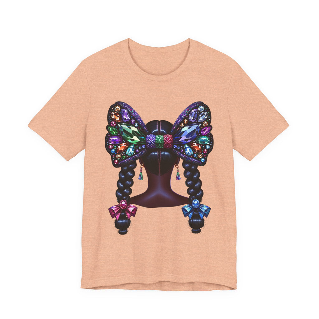 Butterfly Bow Beauty Tee – Black Girl Magic Graphic Shirt