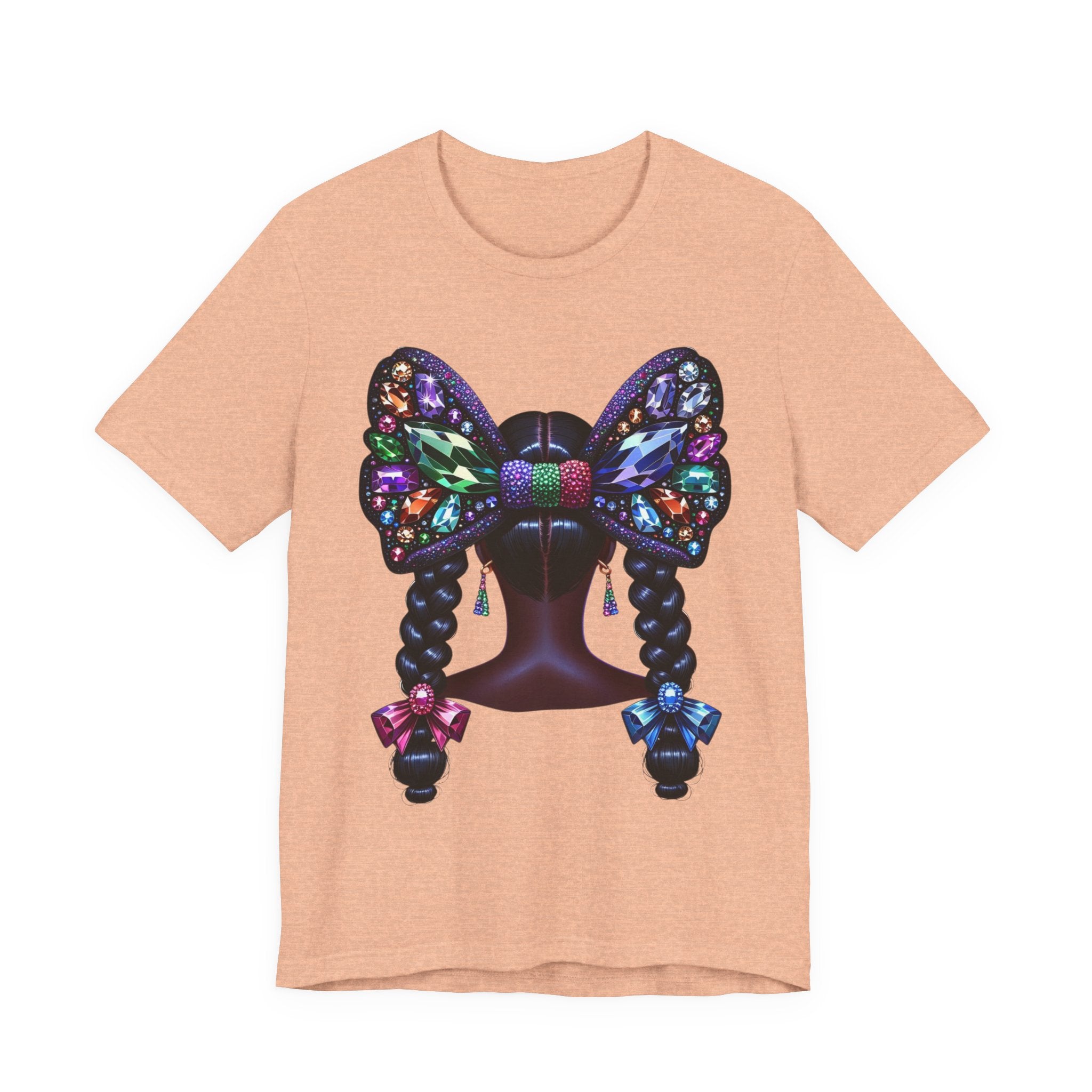 Butterfly Bow Beauty Tee – Black Girl Magic Graphic Shirt