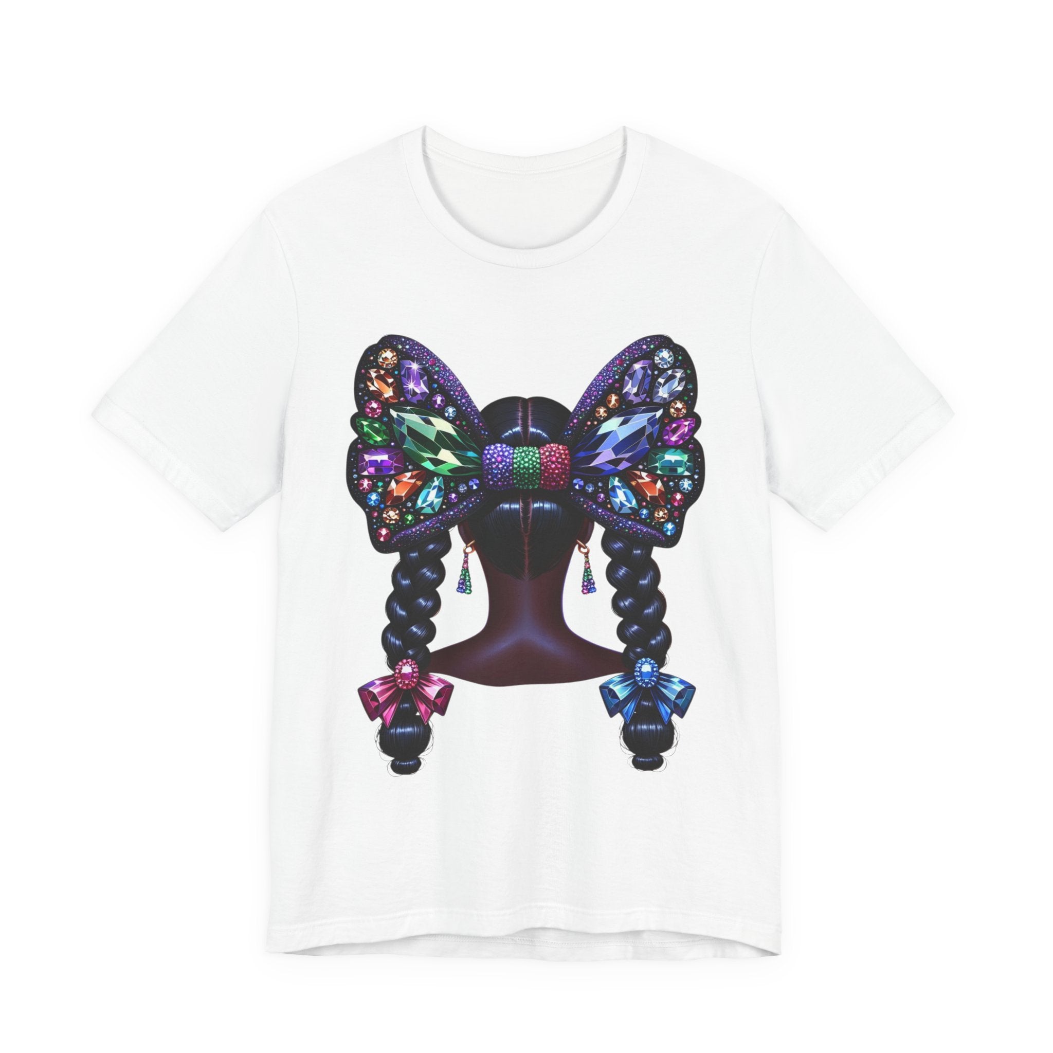 Butterfly Bow Beauty Tee – Black Girl Magic Graphic Shirt