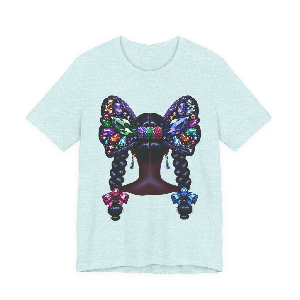 Butterfly Bow Beauty Tee – Black Girl Magic Graphic Shirt