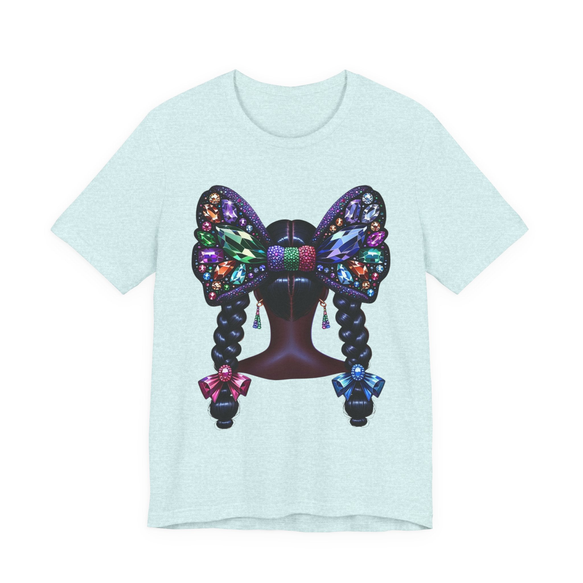 Butterfly Bow Beauty Tee – Black Girl Magic Graphic Shirt