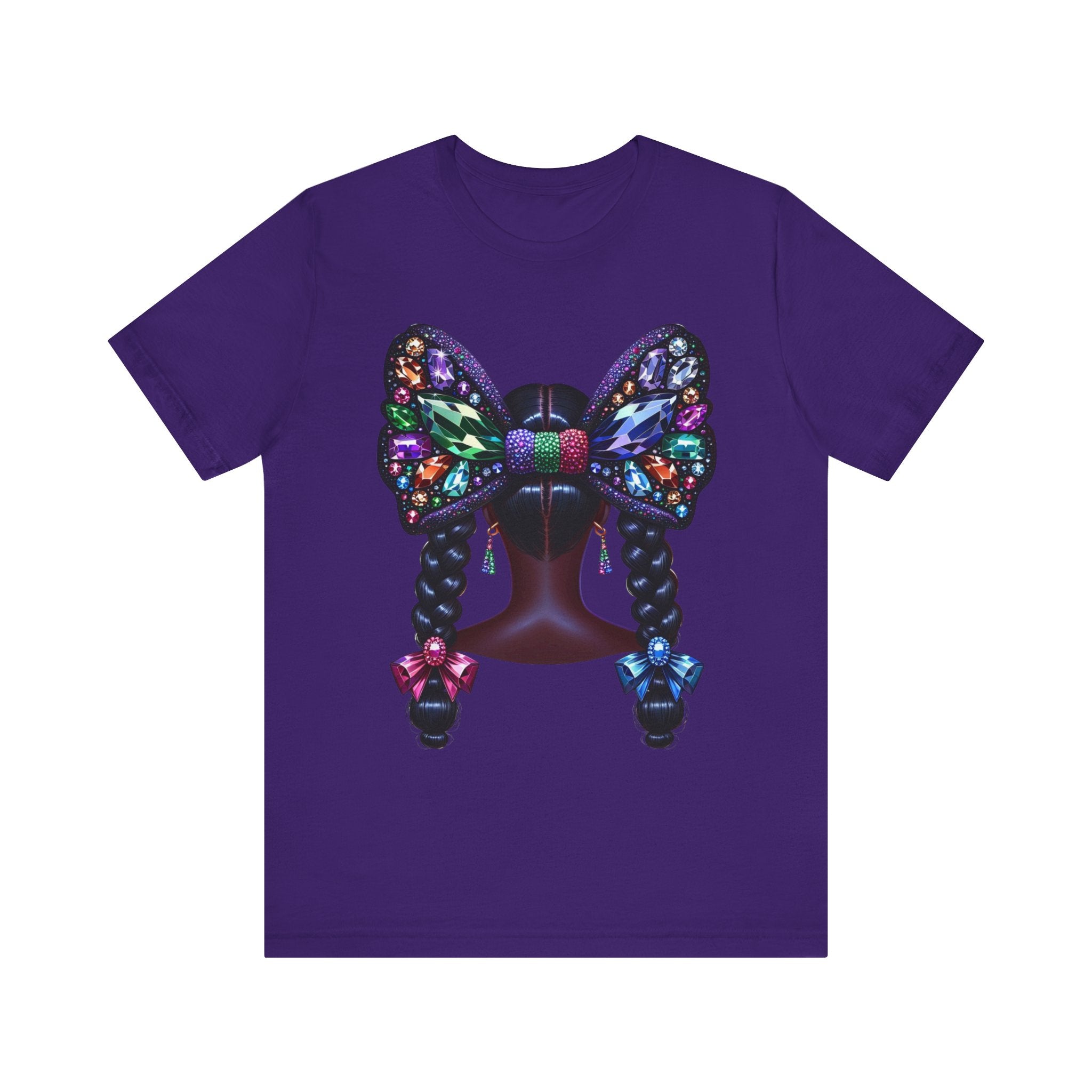 Butterfly Bow Beauty Tee – Black Girl Magic Graphic Shirt