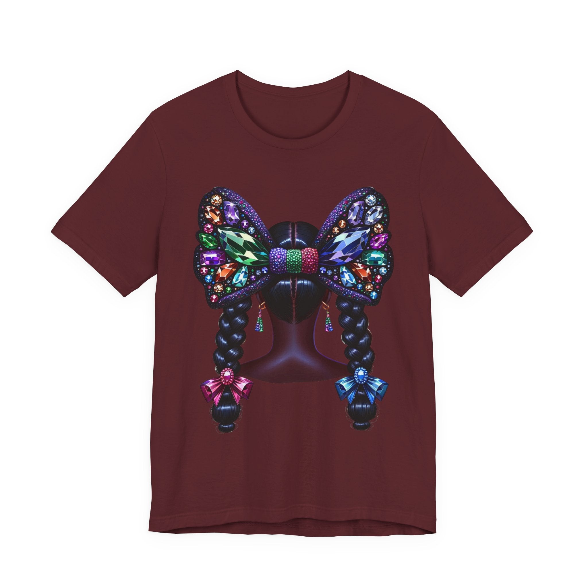 Butterfly Bow Beauty Tee – Black Girl Magic Graphic Shirt