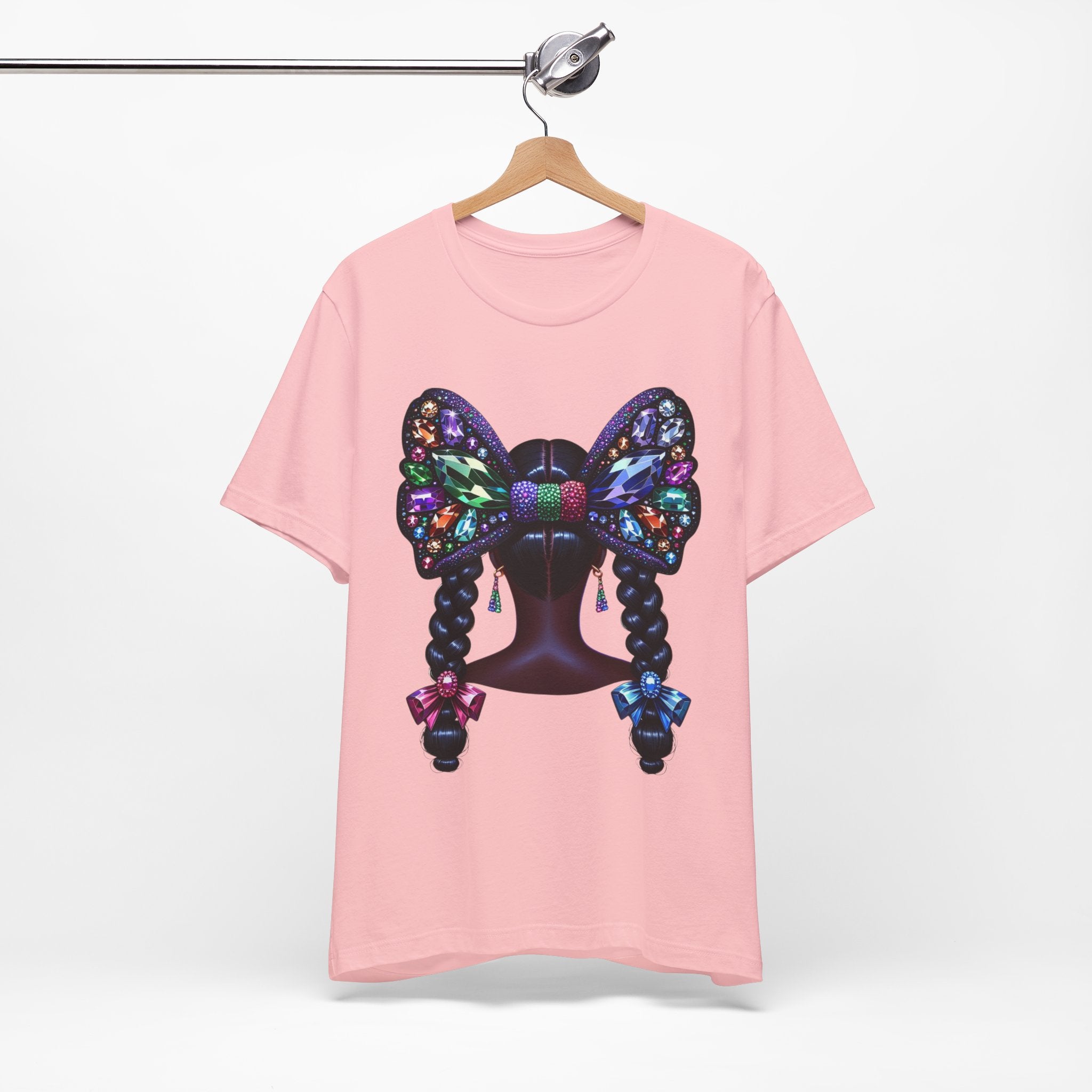 Butterfly Bow Beauty Tee – Black Girl Magic Graphic Shirt