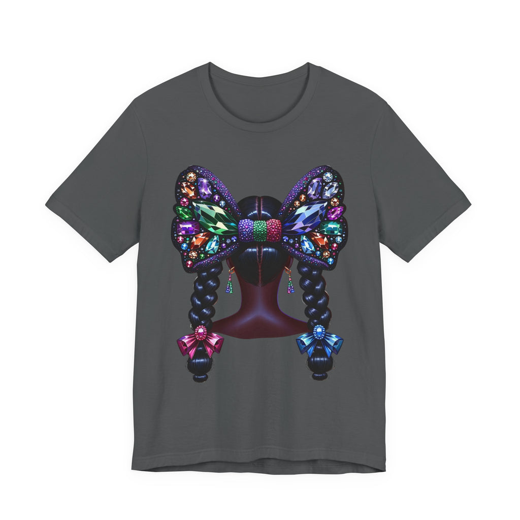 Butterfly Bow Beauty Tee – Black Girl Magic Graphic Shirt