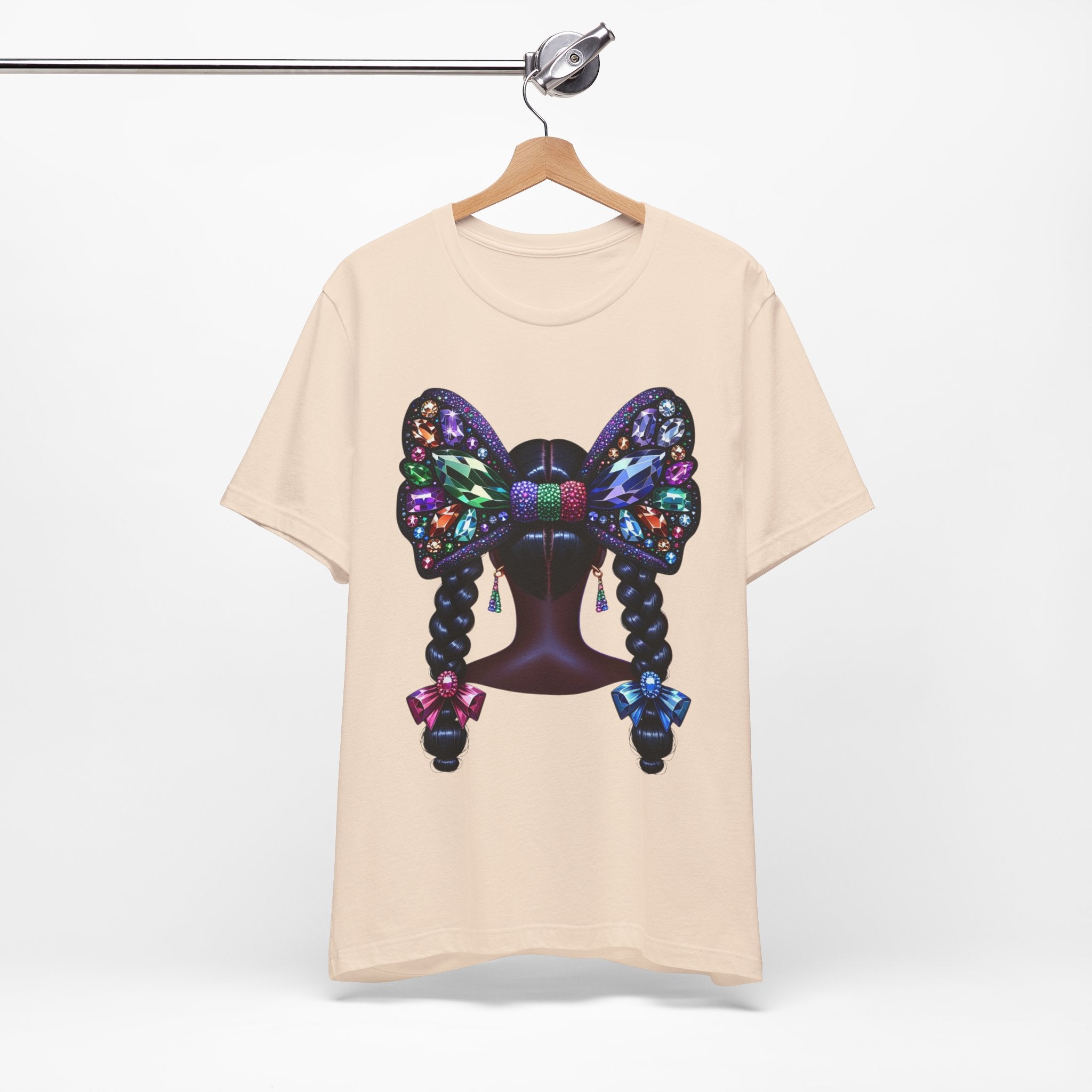 Butterfly Bow Beauty Tee – Black Girl Magic Graphic Shirt