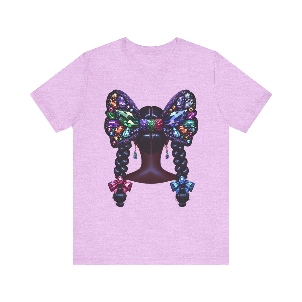Butterfly Bow Beauty Tee – Black Girl Magic Graphic Shirt