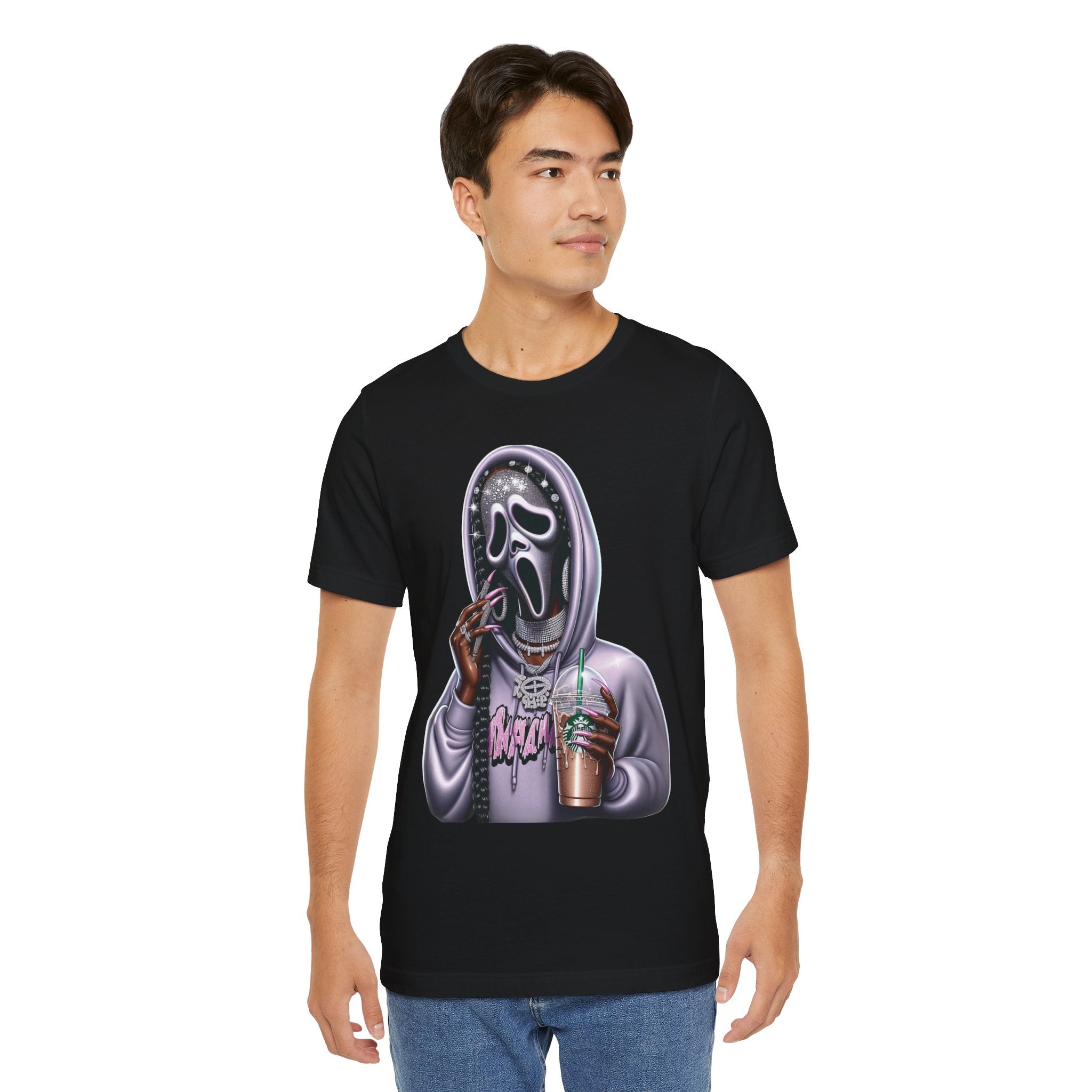 Drip Ghost Graphic Tee  Streetwear Horror Vibes | Unisex T-Shirt in Multiple Colors