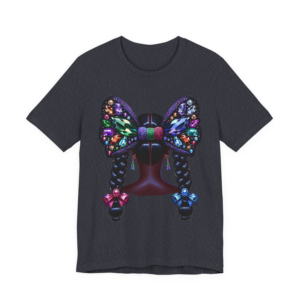 Butterfly Bow Beauty Tee – Black Girl Magic Graphic Shirt