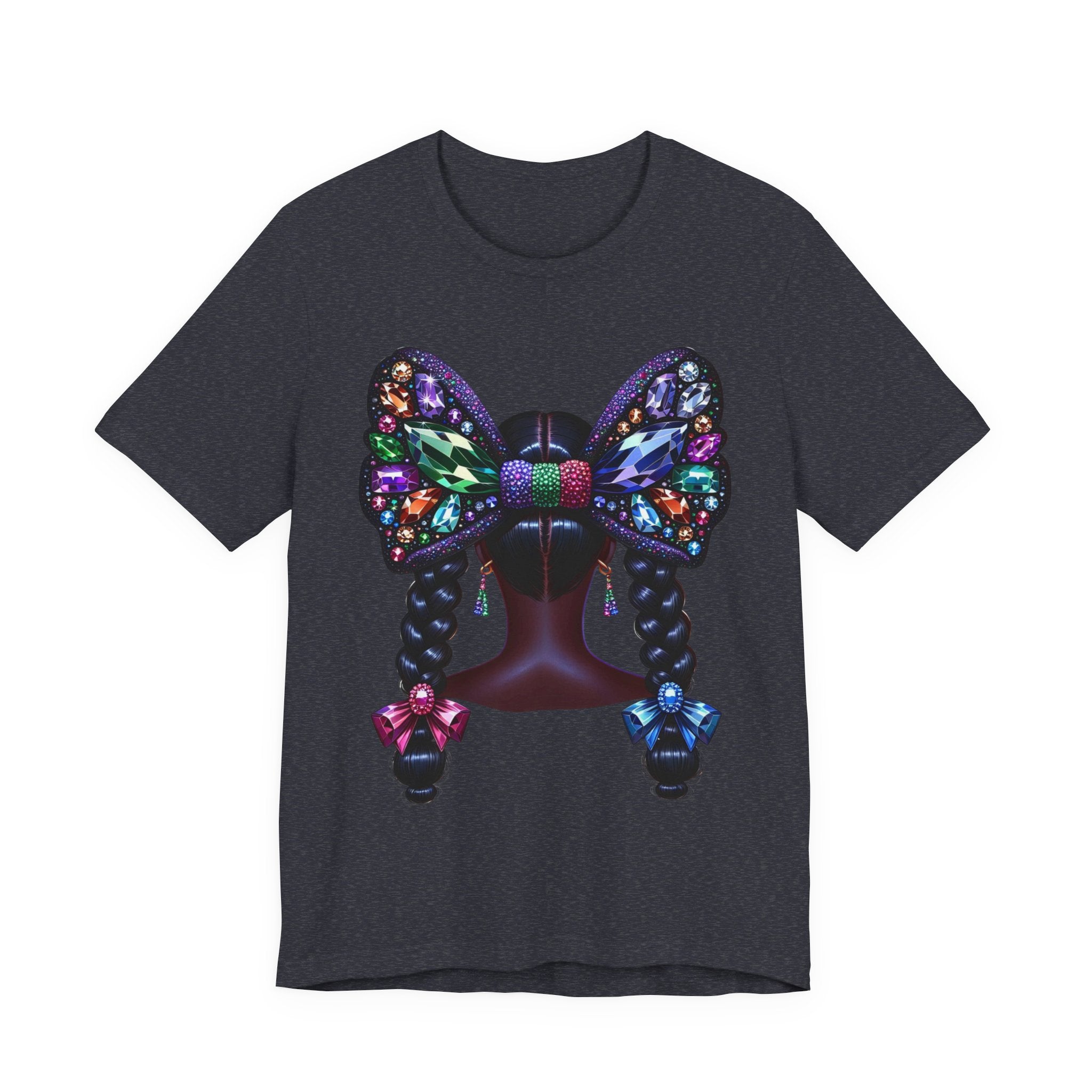 Butterfly Bow Beauty Tee – Black Girl Magic Graphic Shirt