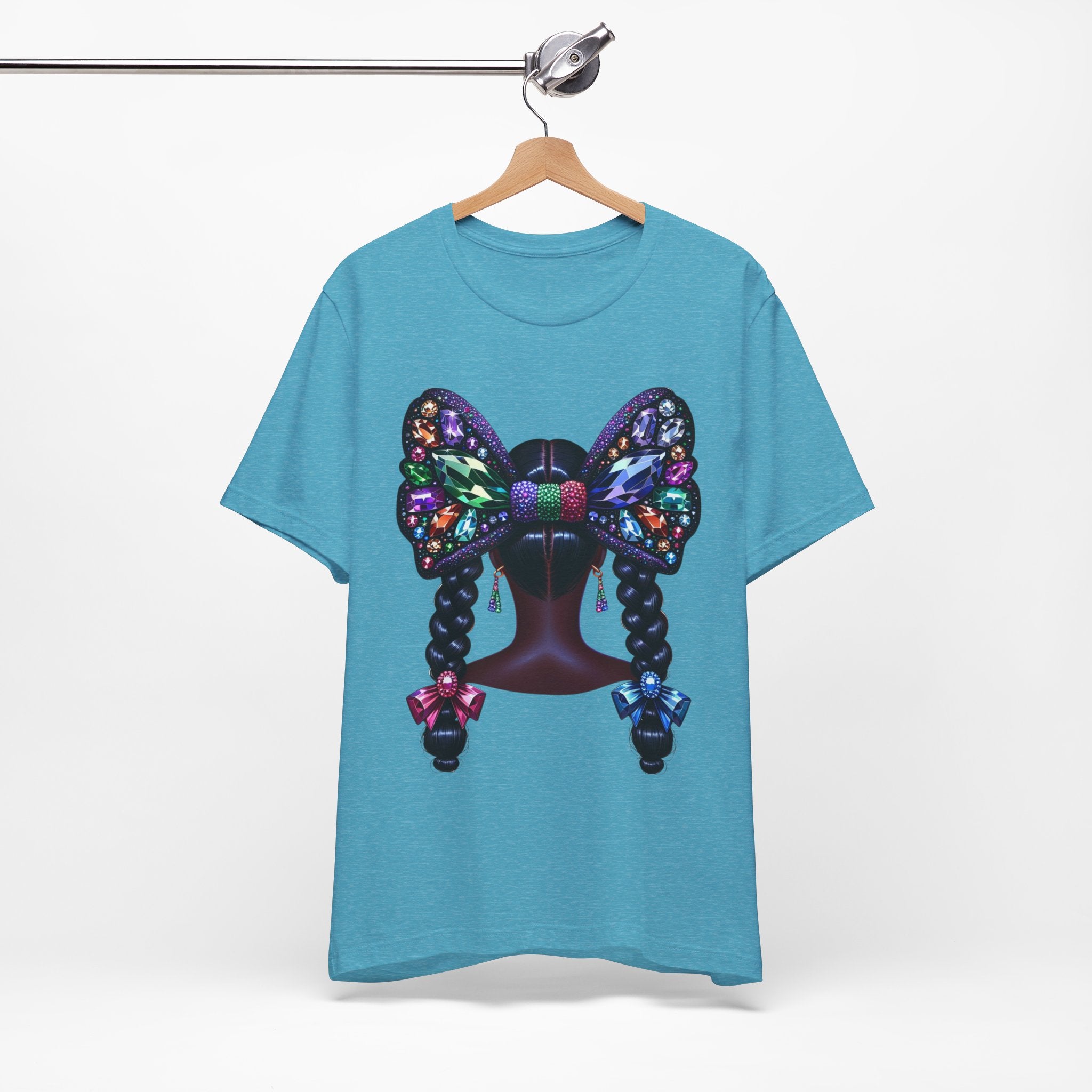 Butterfly Bow Beauty Tee – Black Girl Magic Graphic Shirt