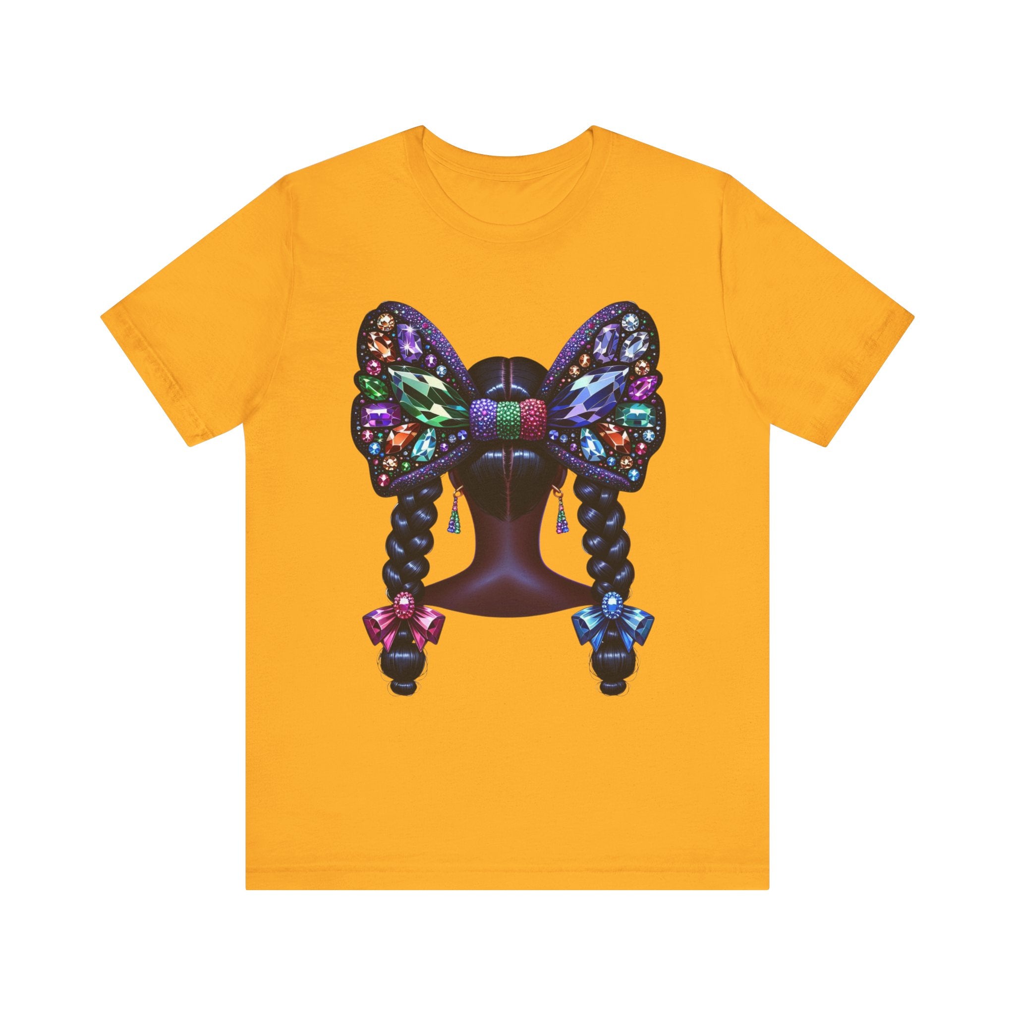 Butterfly Bow Beauty Tee – Black Girl Magic Graphic Shirt
