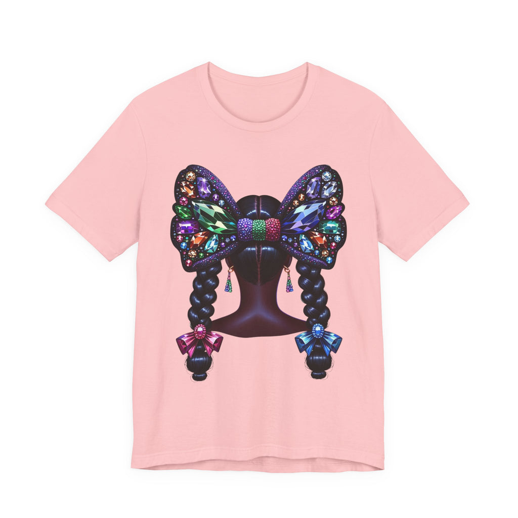 Butterfly Bow Beauty Tee – Black Girl Magic Graphic Shirt