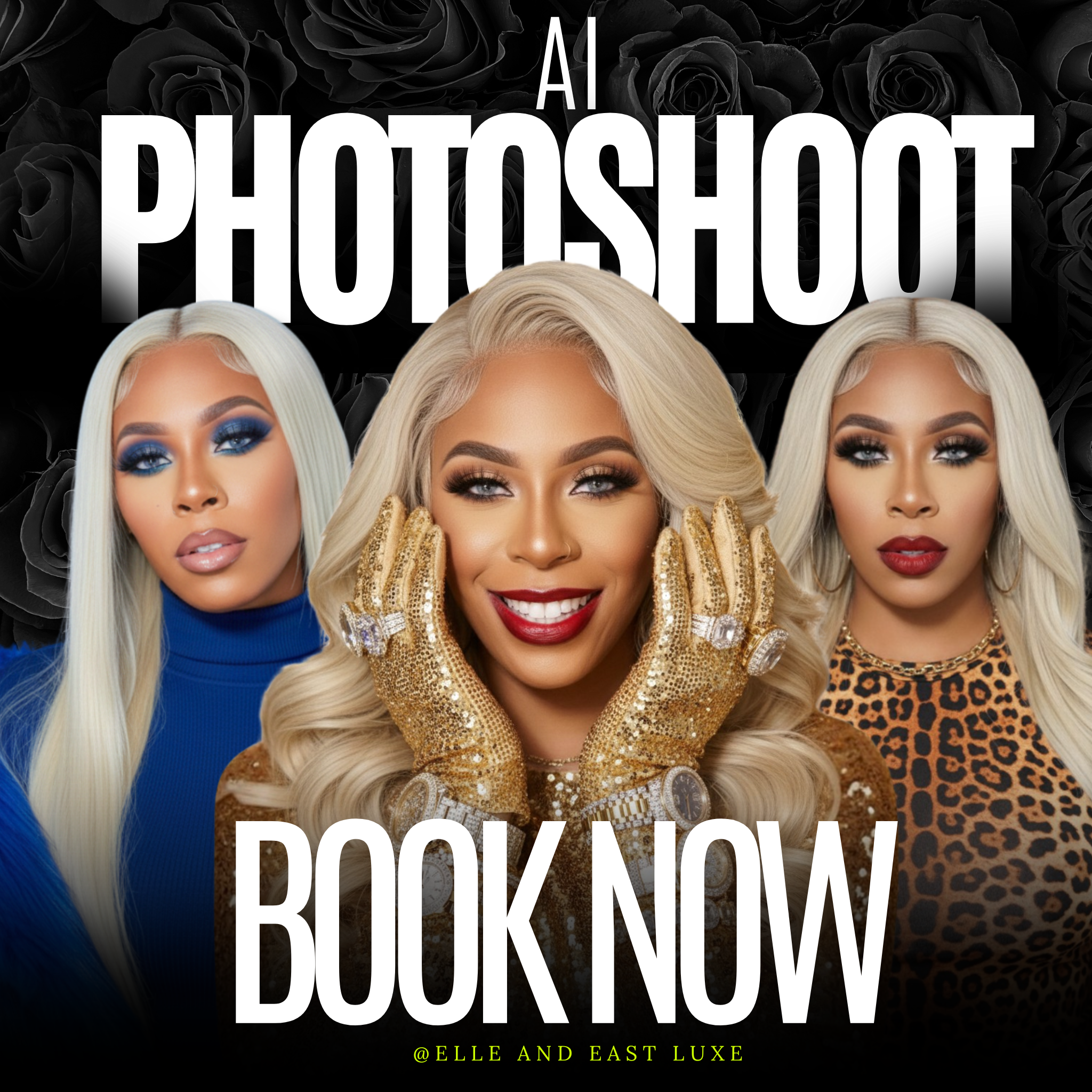 AI Photoshoot Experience – Transform Your Selfies Into Studio-Quality Glam Shots
